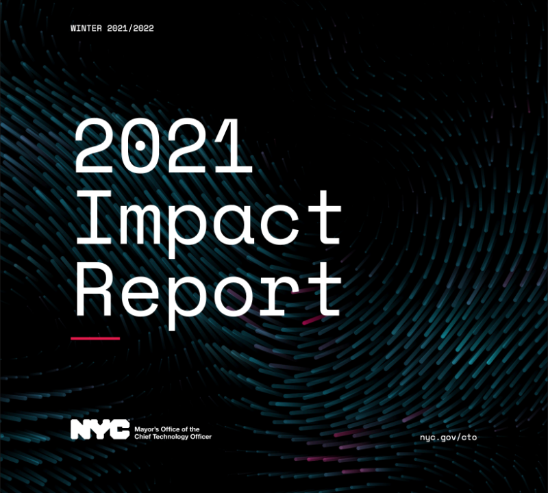 NYC CTO 2021 Impact Report cover
